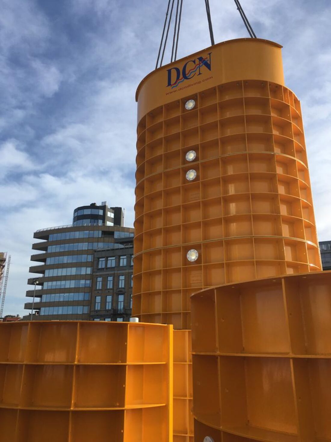 Cofferdam voor de industrie